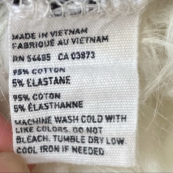 American Eagle Black & White Striped Crop Top - Picture 6 of 7